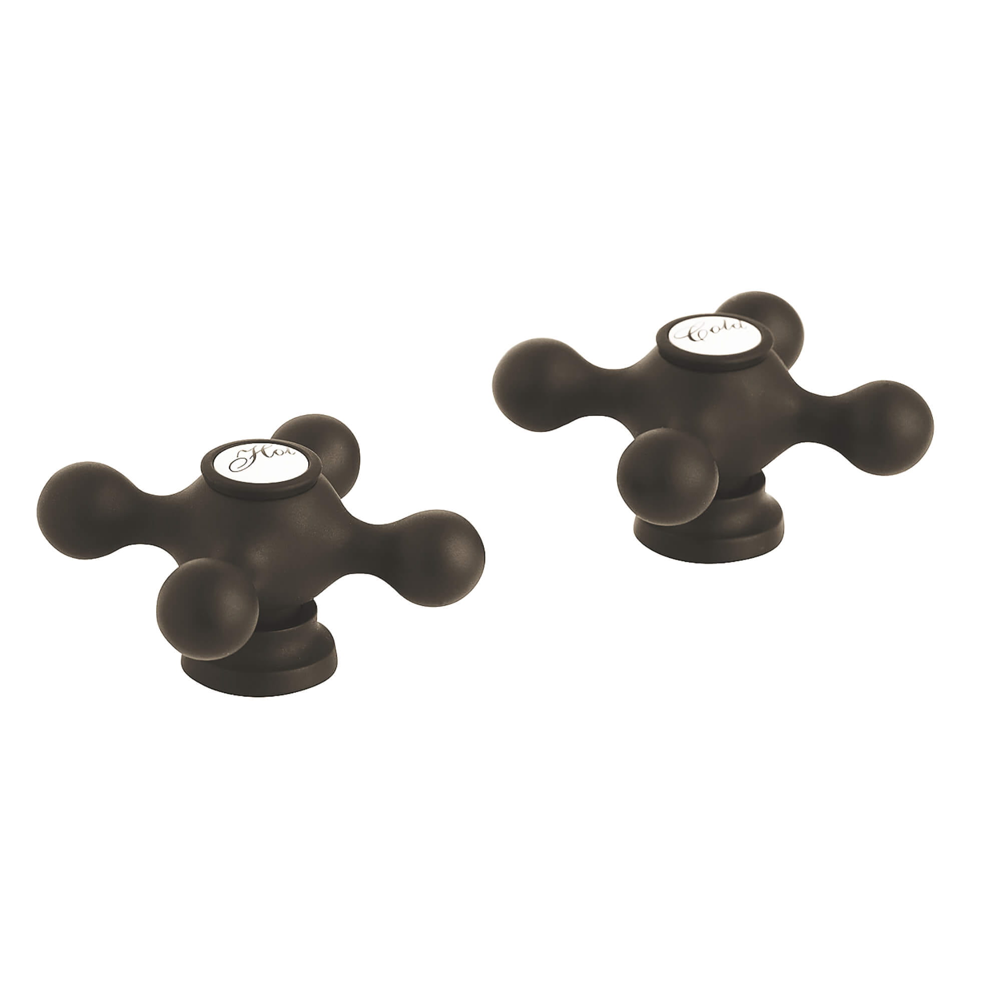 Cross Handles Pair GROHE OIL RUBBED BRONZE